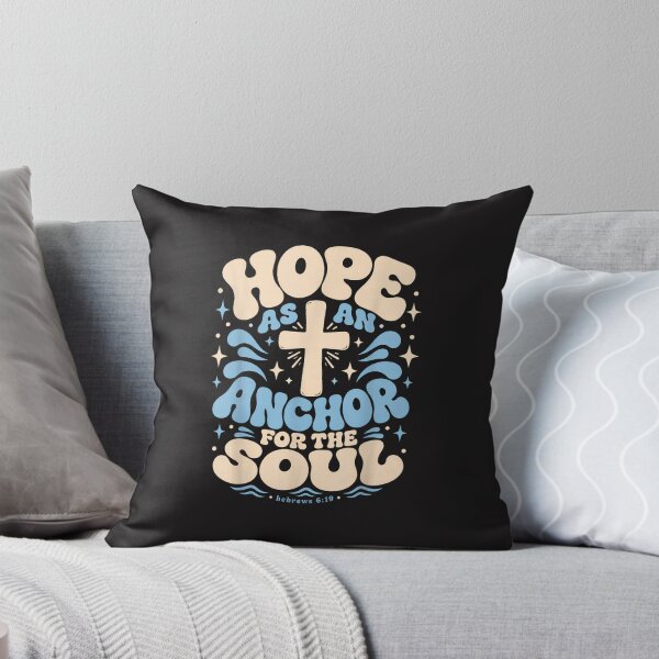 Item preview, Hope As an Anchor Hebrews 6:19 Christian Bible Verse Vintage Design designed and sold by kiralynstration.