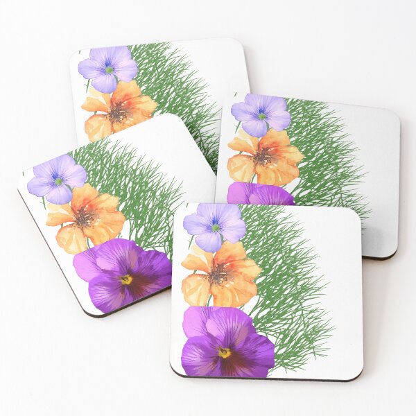 Item preview, Colorful Watercolor Floral Stack  designed and sold by EdgeSphere.
