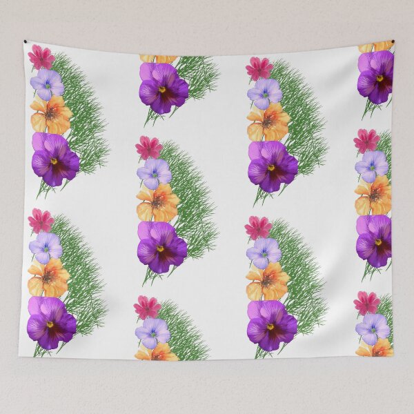 Item preview, Colorful Watercolor Floral Stack  designed and sold by EdgeSphere.