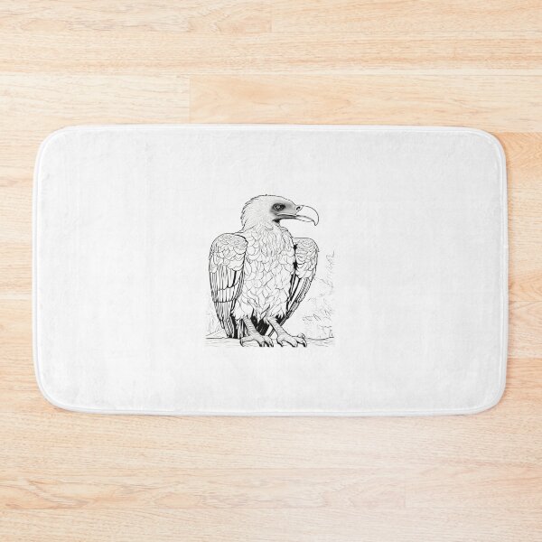 Item preview, Majestic Eagle Portrait – Intricate Black and White Wildlife Line Art designed and sold by Artisan Finds Online.