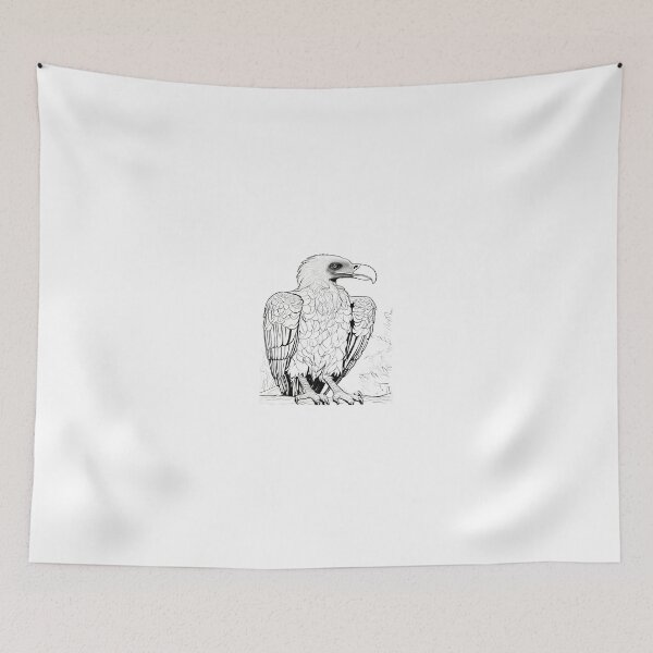 Item preview, Majestic Eagle Portrait – Intricate Black and White Wildlife Line Art designed and sold by Artisan Finds Online.