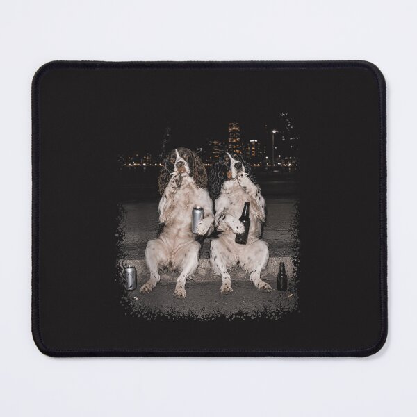 Item preview, Funny English Springer Spaniel Dogs Drinking Beer Vintage Dog Lover Design designed and sold by kiralynstration.