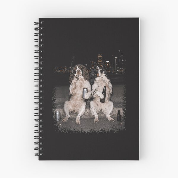 Item preview, Funny English Springer Spaniel Dogs Drinking Beer Vintage Dog Lover Design designed and sold by kiralynstration.