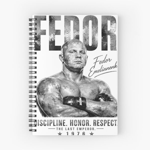 Item preview, Fedor Discipline Honor Respect The Last Emperor Black&White Edition designed and sold by KLERIKSTORE.