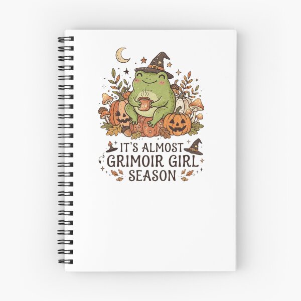 Item preview, It's Almost Grimoire Girl Season Funny Frog Halloween Cute designed and sold by Yellowriversss.