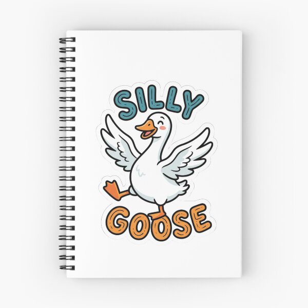 Item preview, Silly Goose Cute Cartoon Funny Whimsical Duck Meme Art designed and sold by raedattia.