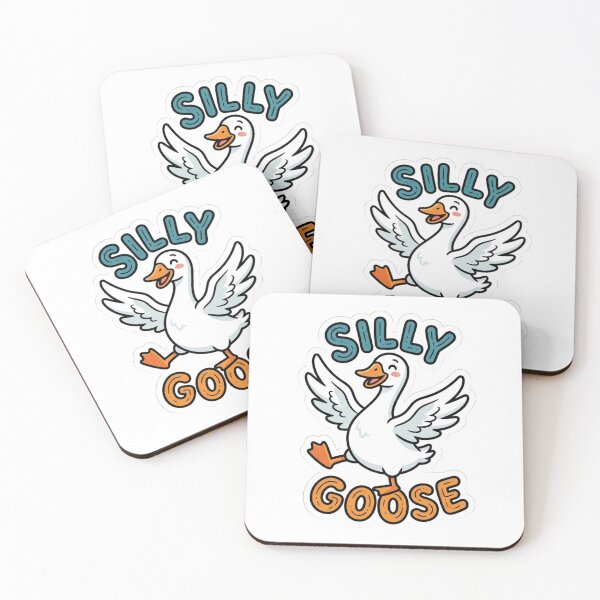 Item preview, Silly Goose Cute Cartoon Funny Whimsical Duck Meme Art designed and sold by raedattia.