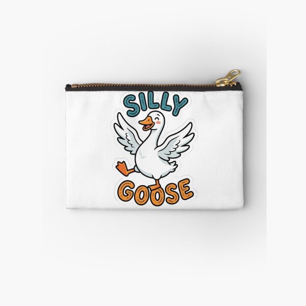 Item preview, Silly Goose Cute Cartoon Funny Whimsical Duck Meme Art designed and sold by raedattia.