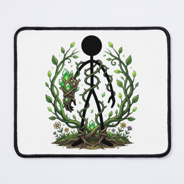 Item preview, Nature Crystal Stickman Druid designed and sold by Interactive-Art.