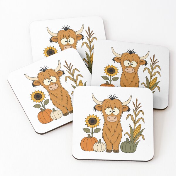 Item preview, Fall Highland Cow Harvest designed and sold by Barnfield and Co.
