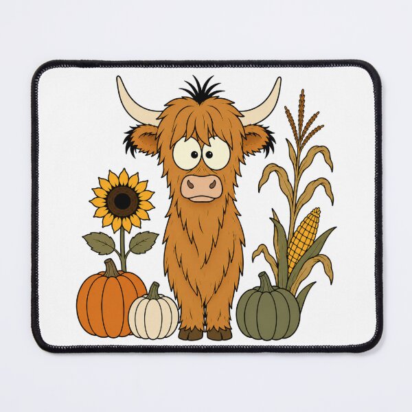 Item preview, Fall Highland Cow Harvest designed and sold by Barnfield and Co.