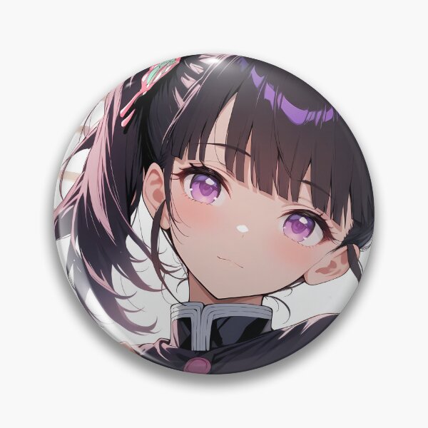 Item preview, Kanao Tsuyuri Demon Slayer Cherry Blossom Window Light Butterfly Pose designed and sold by JohnEllisa.