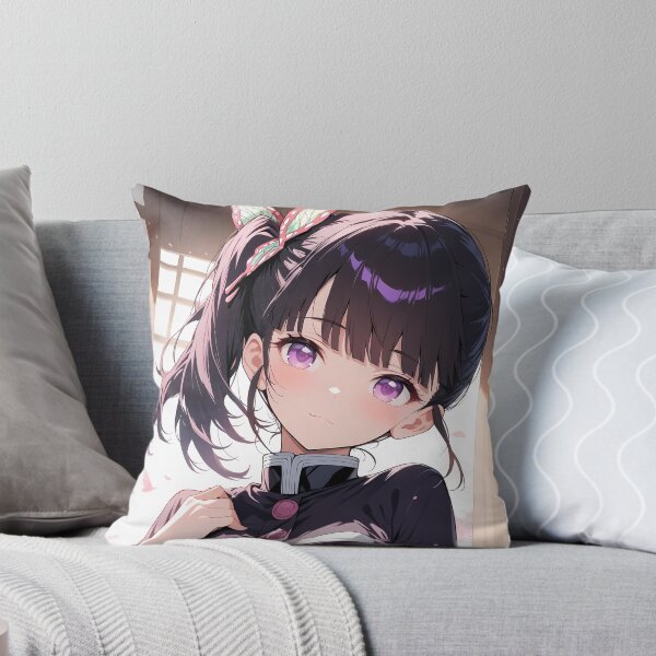 Item preview, Kanao Tsuyuri Demon Slayer Cherry Blossom Window Light Butterfly Pose designed and sold by JohnEllisa.