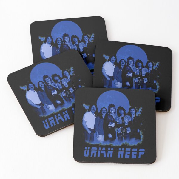 Artikelvorschau, Uriah Heep Bandporträt mit blauem Voll entworfen und verkauft von kakashi90.