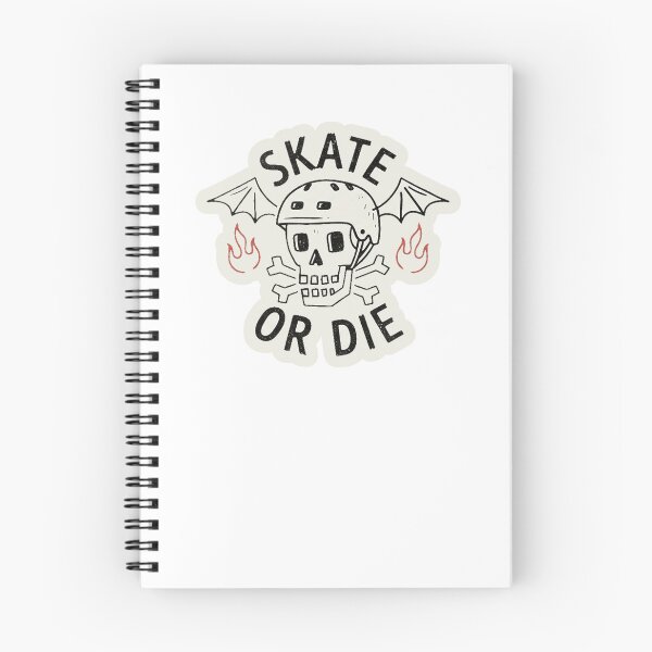 Item preview, Skate or Die Skull Punk Skateboarding Vinyl Decal designed and sold by Yellowriversss.