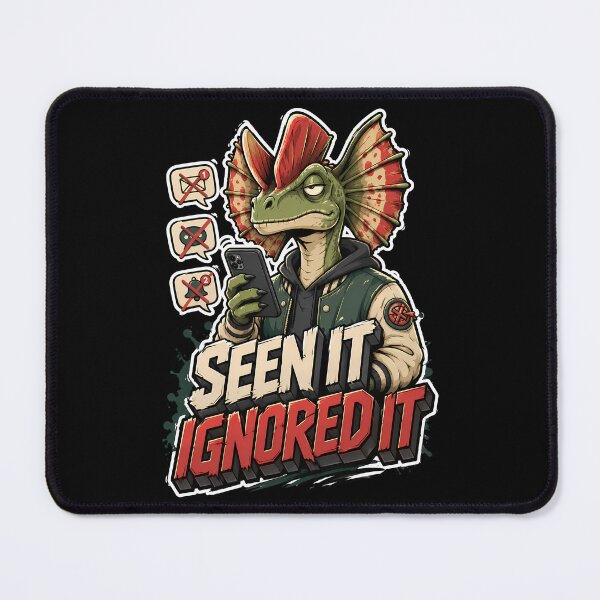 Item preview, Seen It Ignored It Sarcastic Dilophosaurus Phone Design designed and sold by Tong4130.