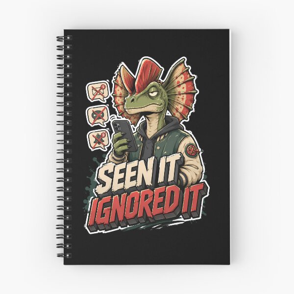 Item preview, Seen It Ignored It Sarcastic Dilophosaurus Phone Design designed and sold by Tong4130.