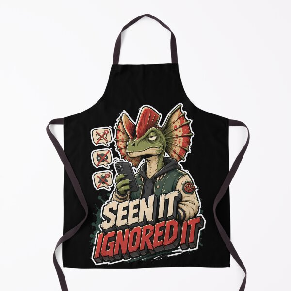 Item preview, Seen It Ignored It Sarcastic Dilophosaurus Phone Design designed and sold by Tong4130.