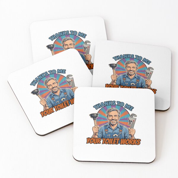 Item preview, Thanks To Me Your Toilet Works | Funny Plumber Gift | Blue Collar Dad | Plumber Appreciation designed and sold by Neurospicy Trolls.
