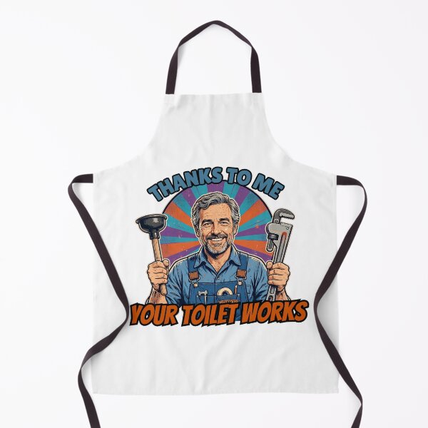 Item preview, Thanks To Me Your Toilet Works | Funny Plumber Gift | Blue Collar Dad | Plumber Appreciation designed and sold by Neurospicy Trolls.