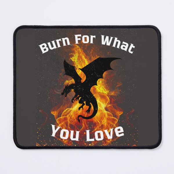 Item preview, Burn For What You Love - Fire Dragon Silhouette Art designed and sold by AhmadAnnaPrints.