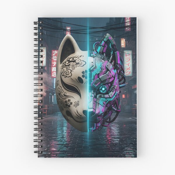 Item preview, Neon Paradox: Cyber-Kitsune in Neo Tokyo Alley designed and sold by Neo Tokio.