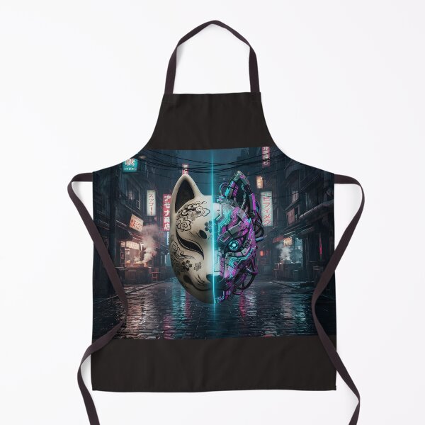 Item preview, Neon Paradox: Cyber-Kitsune in Neo Tokyo Alley designed and sold by Neo Tokio.