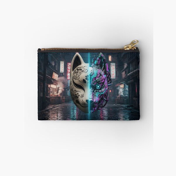 Item preview, Neon Paradox: Cyber-Kitsune in Neo Tokyo Alley designed and sold by Neo Tokio.