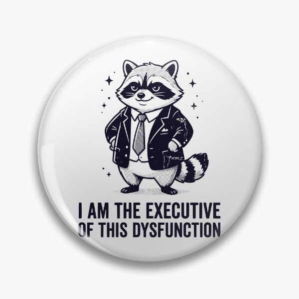 Item preview, Executive of This Dysfunction - Cool Raccoon in a Suit designed and sold by dudelinart.