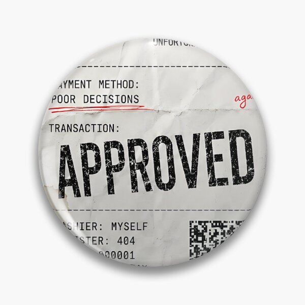 Item preview, Human Error Emotional Receipt designed and sold by Markhor Supply.