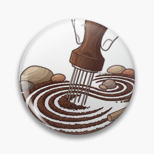 Item preview, WDT Tool Zen Garden Coffee Grounds designed and sold by ryanguas.
