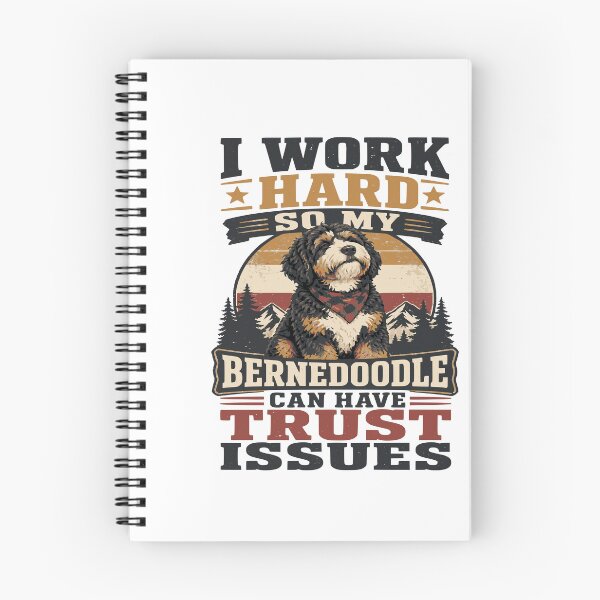 Item preview, bernedoodle club - bernedoodle mom - bernedoodle dad - retro dog shirt - vintage varsity dog designed and sold by JansenGS.