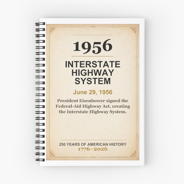 Item preview, America 250 | Interstate highway System | 1956 designed and sold by ariksworld.