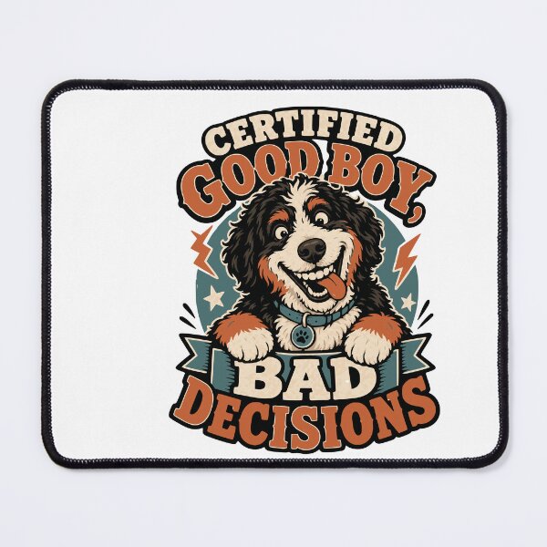 Item preview, bernedoodle club - bernedoodle mom - bernedoodle dad - retro dog shirt - vintage varsity dog designed and sold by JansenGS.