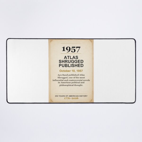 Item preview, America 250 | Atlas Shrugged Published | 1957 designed and sold by ariksworld.