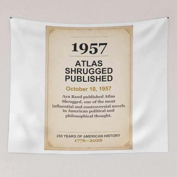 Item preview, America 250 | Atlas Shrugged Published | 1957 designed and sold by ariksworld.