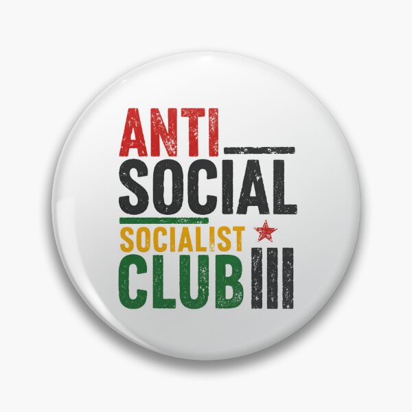 Item preview, Activista político progresista de izquierda del Club Antisocialista designed and sold by HumansStuck12.