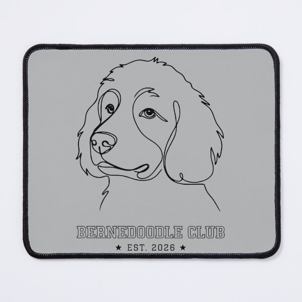 Item preview, bernedoodle club - bernedoodle mom - bernedoodle dad - retro dog shirt - vintage varsity dog designed and sold by JansenGS.