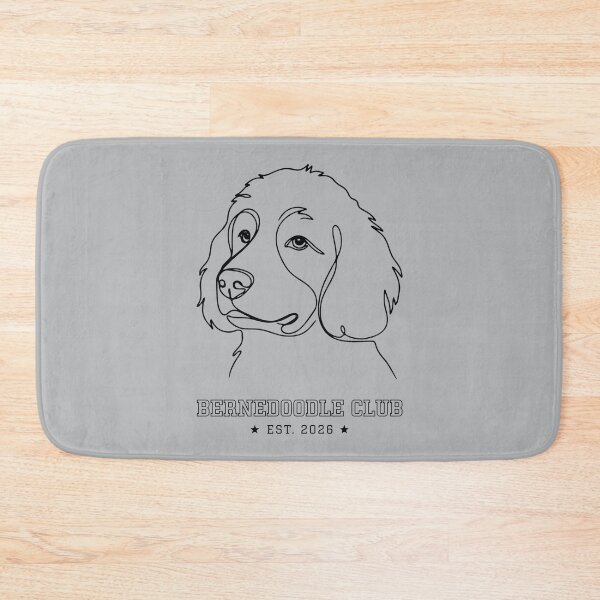 Item preview, bernedoodle club - bernedoodle mom - bernedoodle dad - retro dog shirt - vintage varsity dog designed and sold by JansenGS.