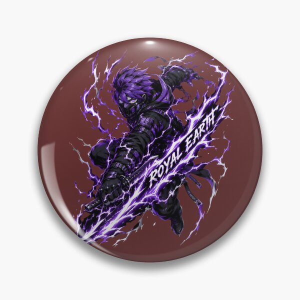 Item preview, Neon Purple Lightning Energy Slash designed and sold by RoyalEarthstore.