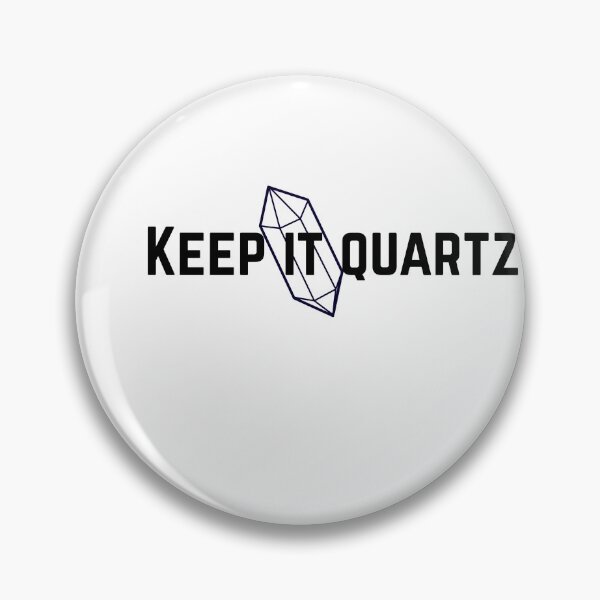 Item preview, Keep It Quartz Funny Crystal Typography Poster designed and sold by Milkydreamrose.