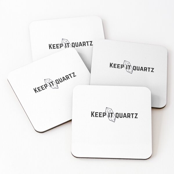 Item preview, Keep It Quartz Funny Crystal Typography Poster designed and sold by Milkydreamrose.