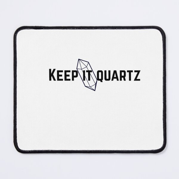 Item preview, Keep It Quartz Funny Crystal Typography Poster designed and sold by Milkydreamrose.