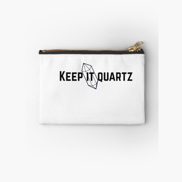 Item preview, Keep It Quartz Funny Crystal Typography Poster designed and sold by Milkydreamrose.