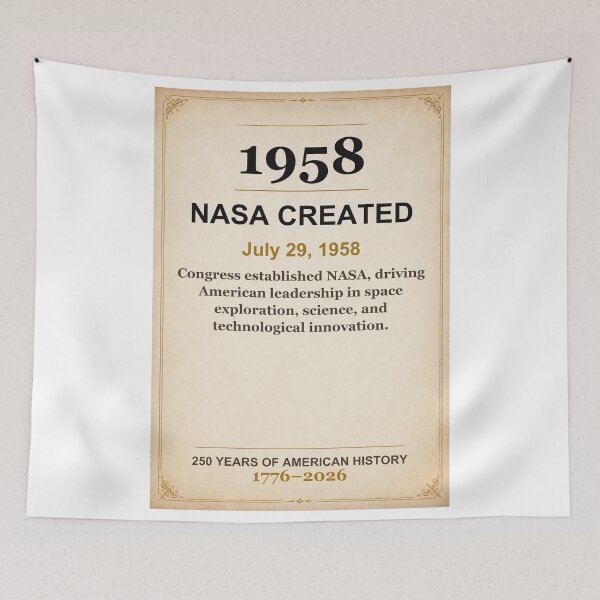 Item preview, America 250 | NASA Created | 1958 designed and sold by ariksworld.