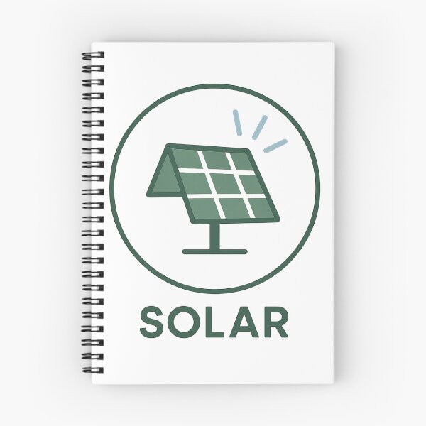 Item preview, Solar Power Badge Icon - Minimalist Clean Energy Sticker designed and sold by minynature.
