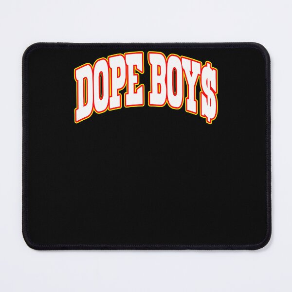 Item preview, Dope Boys Curved Bold White Typography designed and sold by sathiyaseelans.