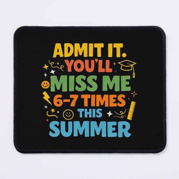 Item preview, Admit It You Will Miss Me Graduation Quote designed and sold by jeremjosh.
