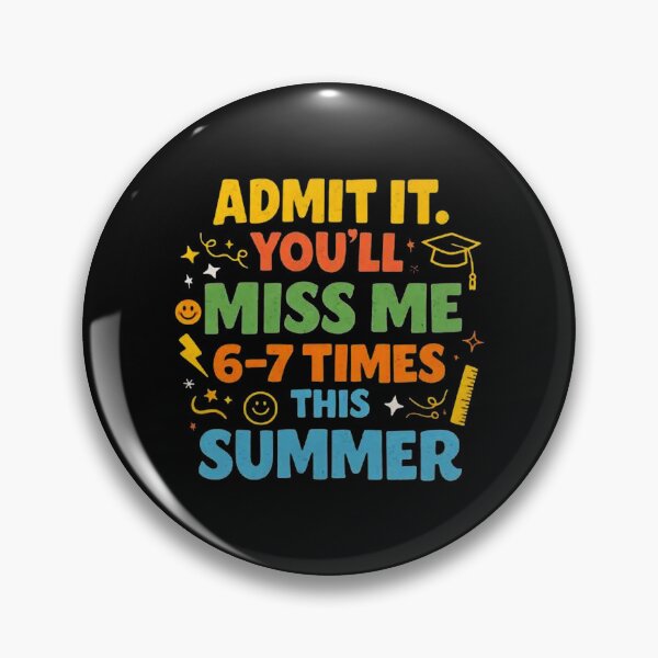 Item preview, Admit It You Will Miss Me Graduation Quote designed and sold by jeremjosh.