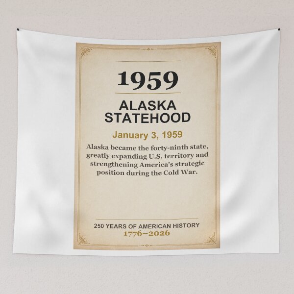 Item preview, America 250 | Alaska Statehood | 1959 designed and sold by ariksworld.